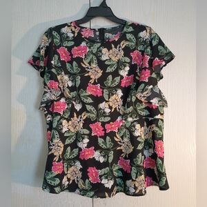 Shein Women's Plus Size 4XL Floral Blouse